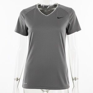 Nike Women’s Charcoal V-Neck Tee